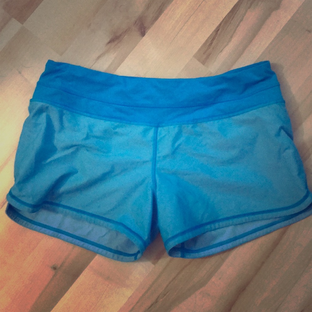 Blue Lululemon Size 10 Shorts